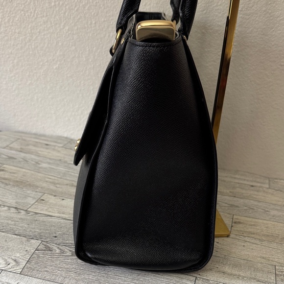 Coach Black Leather Avary Tote F48629 - Picture 6 of 16
